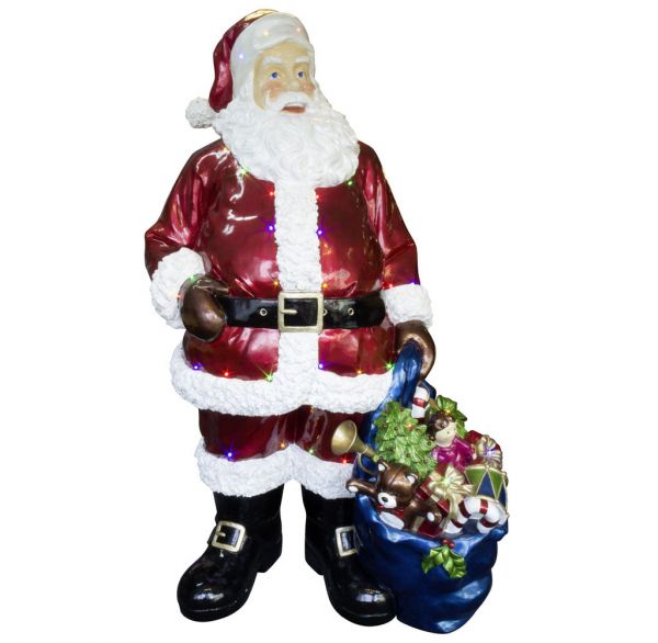 Outdoor Weihnachtsmann 190cm mit LED